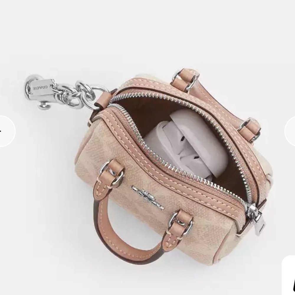 Coach Mini Rowan Bag Charm -NWT - Picture 8 of 9